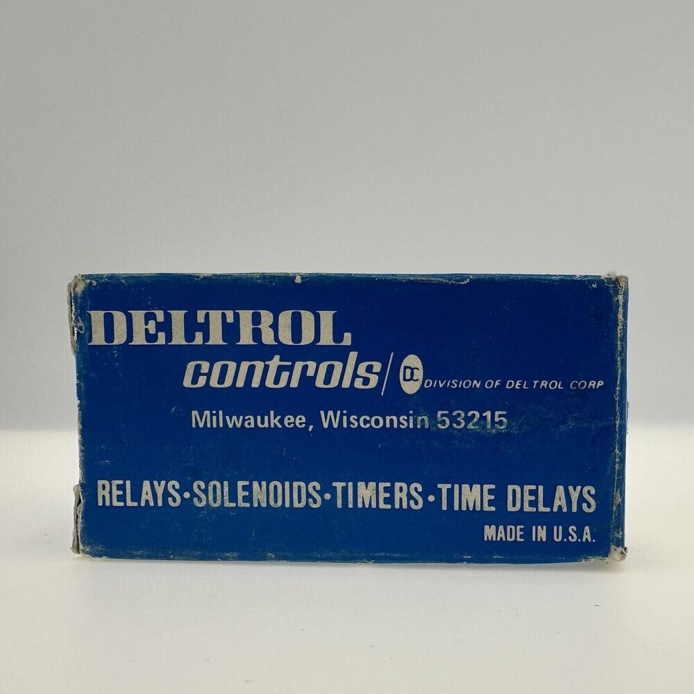 Deltrol Controls Relay 20308-84 166 3PDT 120VAC 10Amp 28VDC 11 Pin Coil